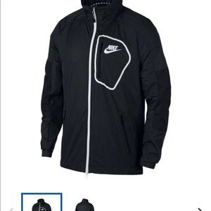 NIKE wind breaker jacket with hood!